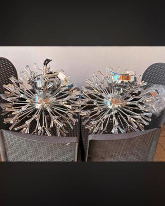 LAMPADARI a sfera di cristallo desing elegante