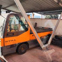Trattorino elettrico 25000kg trainatore a pianale