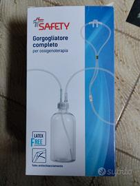 gorgogliatore completo per ossigenoterapia safety