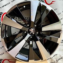 4 CERCHI IN LEGA ORIGINALI RAGGIO 17 PEUGEOT 3008