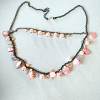 Collana con catenina in metallo