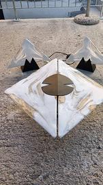 set lampadario + abatjour