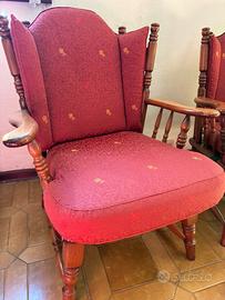 Poltrone in legno 