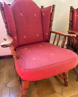 Poltrone in legno 