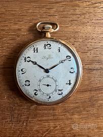 Orologio longines da tasca in oro 18k