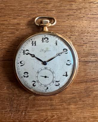 Orologio longines da tasca in oro 18k