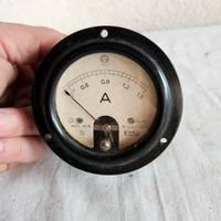 Strumento quadro elettrico vintage amperometro mod