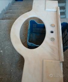 piano in marmo per lavabo 