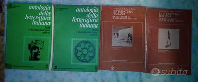 4 volumi Letteratura Italiana