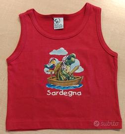 CANOTTA CANOTTIERA 1ANNO ROSSA TESTUGGINE SARDEGNA