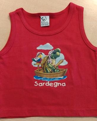 CANOTTA CANOTTIERA 1ANNO ROSSA TESTUGGINE SARDEGNA