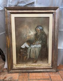 Quadro d'arte originale firmato Carnevali