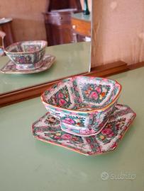 CIOTOLA SCODELLA CINA  Famille Rose Orientale CERA