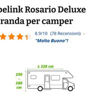 Veranda tenda camper