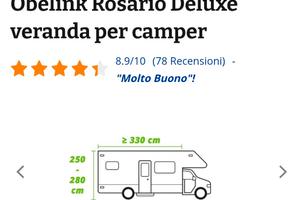 Veranda tenda camper