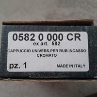 cappuccio universale rubinetto ad incasso cromato