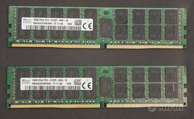 32GB (2x16GB) SK Hynix DDR4 2133MHz ECC Server RAM