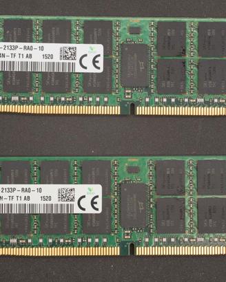 32GB (2x16GB) SK Hynix DDR4 2133MHz ECC Server RAM
