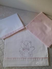 lenzuolini in cotone e zanzariera Chicco 