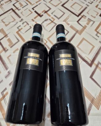 2 bottiglie Vino Primitivo Manduria 2019