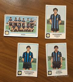 Lotto 4 figurine calciatori 1978-79 Inter