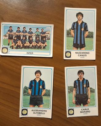 Lotto 4 figurine calciatori 1978-79 Inter