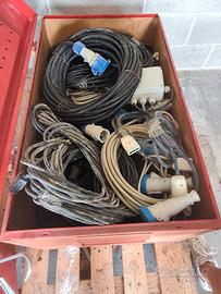 matasse di cavi da cantiere 