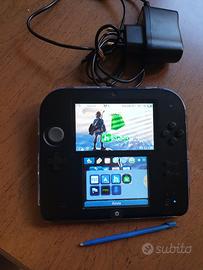 Nintendo 2DS Blu/Nero  – Cover rigida + Caricatore