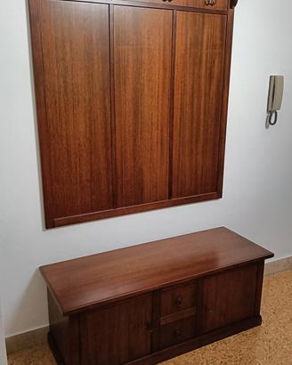 appendiabiti con cassapanca 