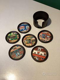 Sottobicchieri vintage in sughero