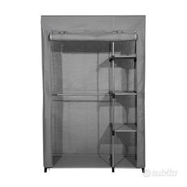 Armadio con appendiabiti in tela da viaggio