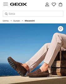 Scarpe mocassini GEOX taglia 42,5