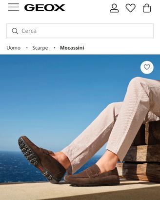 Scarpe mocassini GEOX taglia 42,5