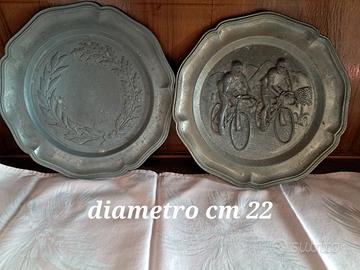 piatti da collezione peltro