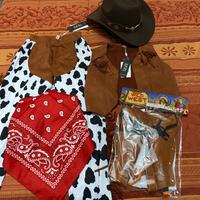 Vestiti nuovo di carnevale cowboy 7-8 anni