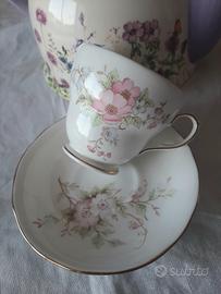 Tazzina da tè con piattino porcellana Winchester 