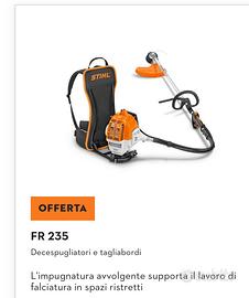 Decespugliatore Stihl Fr 235 spallato