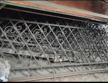 Ringhiere scale epoca in ferro battuto 