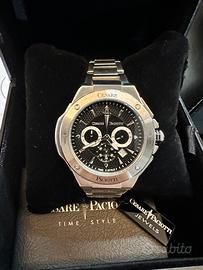 Orologio cronografo acciaio cesare paciotti nuovo