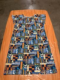 Vestito sartoriale fantasia multicolor abitoestivo