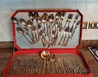 Set posate in argento placcato