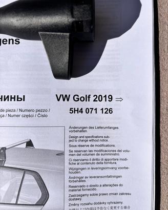 Barra portatutto Golf 8 - nuovissina -