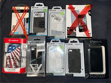 Set 7 cover x iPhone 4/4s nuove vari marchi Belkin