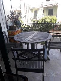 Tavolo con 4 sedie da giardino Ikea Bondholmen