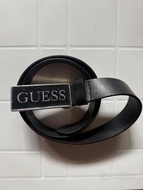 Cintura GUESS uomo nera 100% pelle – taglia 95/M
