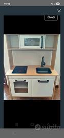 cucina ikea bimbi in  legno 