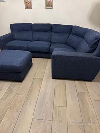 DIVANO FABBRI SALOTTI 1965 con POUF