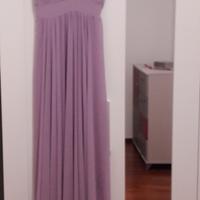 Vestito lungo in toulle. 