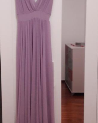 Vestito lungo in toulle. 