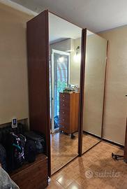 Armadio 2 ante scorrevoli con specchi